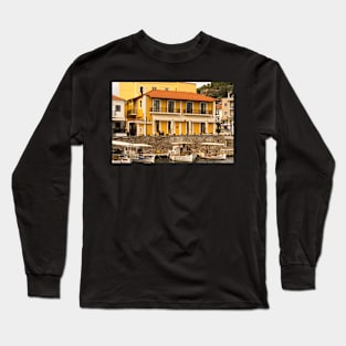 Fishing Boat in a Fortress Long Sleeve T-Shirt